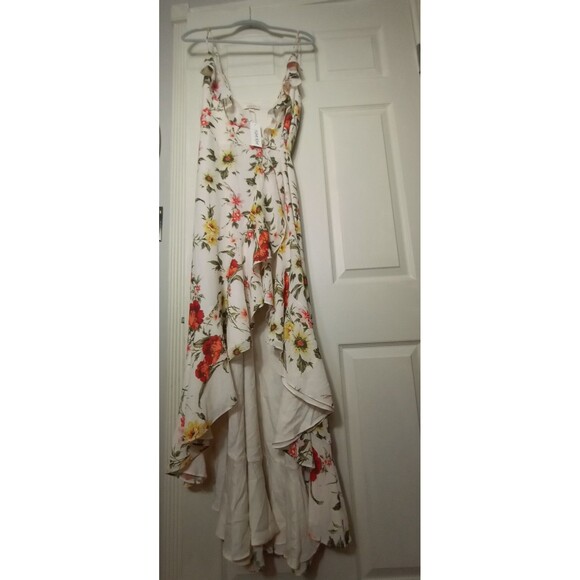Youmi Kim Floral Maxi Wrap Dress Mu.ti Color  SAIZE s NWT - Picture 1 of 11